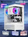 Корпус Invader Q4S + 3 ARGB вентилятора + закаленное стекло, Micro-ATX, Mini-ITX