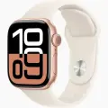 Умные часы Apple Watch Series 10 42 мм GPS, S-M Rose Gold Aluminum Case, Light Blush Sport Band