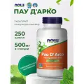 Кора Муравьиного дерева Нау Фудс По дарко 500 мг 250 капсул