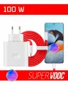 Зарядное устройство с поддержкой быстрой зарядки USB/Type-C для OnePlus/Realme/Oppo Supervooc 100W EU (Блок питания и кабель)