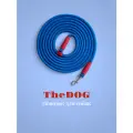Поводок для собак/ поводок-перетяжка TheDog, для собак средних и маленьких пород, длина 3 м, синий/красный.