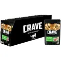 Корм консервированный полнорационный CRAVE для взрослых кошек с ягнёнком в соусе, 30 шт по 70г