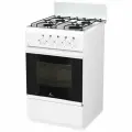 Плита газовая Flama ПГ4 1465 тип RGмод.24011, 50 см, 4 конфорки, 50 л, белый