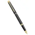 Waterman S0920710 Перьевая ручка waterman hemisphere essential, matt black gt (перо f)
