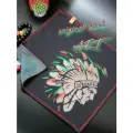 Платок для ножа двусторонний Хэнк EDC Шаман Индеец Shaman Indian