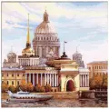 Риолис набор для вышивания Санкт-Петербург. Адмиралтейская набережная 1283, 40 х 40 см
