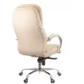 Кресло руководителя Everprof Valencia M, обивка-кожа, цыет-Бежевый