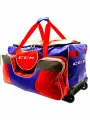 Баул хоккейный на колесах детский HOCKEY RUSH 24-974, тентовая ткань - синий/красный