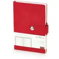 Ежедневник Bruno Visconti Primavera недатированный на 2024 год, искусственная кожа, А5, 136 листов, красный, цвет бумаги тонированный
