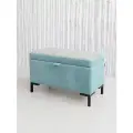 Пуфик с ящиком MisSofa 70 x 40, бирюзовый