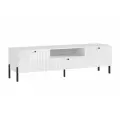 Оливия Тумба ТВ (малая)(металл) (Белый, Белый Глянец холодный) (МИФ)