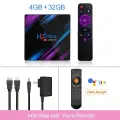 Приставка смарт-ТВ H96 MAX, RK3318, 16/32/64 гб, 4GB32GB G21 Voice RC