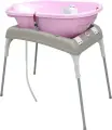 Комплект ванночка Ok Baby Onda Evolution+Подставка универсальная Розовый