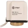 Сервопривод, соединение  для теплого пола STOUT STE-0010-024002 1 шт. 0.1 м угловой белый