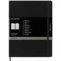Блокнот в линейку Moleskine PROFESSIONAL SOFT (PROPFNTB4SBK) 19х25 см, 192 стр, мягкая обложка, черный
