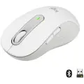 Мышь Logitech M650 L белый оптическая (4000dpi) silent беспроводная BT/Radio USB (5but)