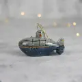 Ёлочная игрушка /сувенир/морская техника Подлодка/Фарфор