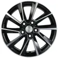 Колесные диски Khomen Wheels Диск 6j-15″ 5x100 ET38 DIA57.1 Black-FP KHW-1507 Арт KHW103173