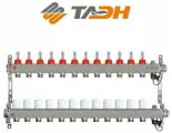 Коллекторная группа с расходомерами TAEN 1 х 3/4 на 12 выходов