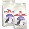 Сухой корм ROYAL CANIN STERILISED 37 для взрослых кастрированных котов и стерилизованных кошек (0,4 кг + 0,4 кг)