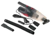 Cartage Пылесос автомобильный CARTAGE, 5 насадок, 140 Вт, 12 В, черный