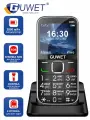 Телефон кнопочный Guwet G965, c зарядная база,2800мАч,2.0' экран, Фонарик, SOS, черный