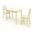 Стол кухонный со стульями (стол 0,9м + 2 стула) обеденная группа для кухни из массива дерева