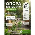 Кустодержатель для цветов пионы смородина крыжовник опора садовая для растений металлическая Ш 35 см В 75 см