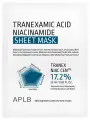 Осветляющая тканевая маска с транексамовой кислотой и ниацинамидом APLB Tranexamic Acid Niacinamide Mask 25 мл х 10 шт