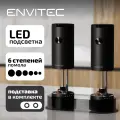 Мельница для специй электрическая Envitec E-Grinder Set Mini 4, пластик, акрил, черный
