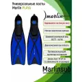Ласты с закрытой пяткой Marlin PLAYA, RU38-39 (маркировка 40-41), черный/синий