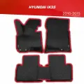 Коврики EVA 3D с бортами Hyundai ix35 (2009-2015) + 2 логотипа Hyundai / ковры ЕВА (ЭВА) 3д с бортиками Хендай Ай Икс 34