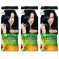 Garnier Стойкая крем-краска для волос Color Naturals, тон 1.10 Холодный черный, 110 мл, 3 шт