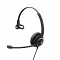 Гарнитура EPOS Sennheiser SC 230 USB, для контактных центров, накладные, проводные, моно, черный [1000516]
