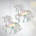 Елочная игрушка Единорог Аэльго с перламутровой гривой 9 см, 2 шт, подвеска