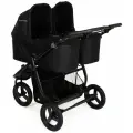 Коляска для двойни 2в1 Bumbleride Indie Twin, цвет Black (Чёрный)