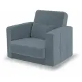 Кресло Адель фокус- мебельная фабрика 95х90х95 см велюр серый