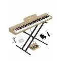 Цифровое пианино WENCAI, 88 клавиш, 128 полифоний, с Х-образной подставкой для фортепиано