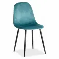 Комплект стульев для кухни TetChair BREEZE (mod. 4724), 4 шт, темно-бирюзовый/черный