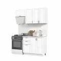 Кухонный гарнитур, без столешницы, Кухня Модена 160см Белый / Дуб Белый