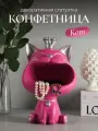 Конфетница кот с открытым ртом из гипса для конфет, монет и бижутерии