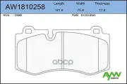 Колодки тормозные передние AYWIparts арт. AW1810258