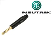 Neutrik NP2X-B разъем 6.3 мм, Jack mono (джек моно), черный