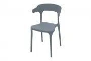 Стул пластиковый Stepp енова серый new