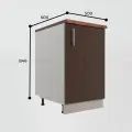 Кухонный модуль стол ЛДСП 500*846*600