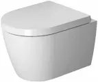 Duravit me by starck унитаз подвесной укороченный rimless 370x480мм, вкл. крепление durafix, 4,5л, белый (спеццена с нашего склада ) 2530090000