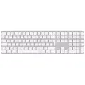 Клавиатура беспроводная Apple Magic Keyboard c Touch ID и Numeric Keypad, русская, белый, серебристый MK2C3RS/A