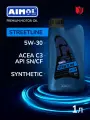 Масло моторное STREETLINE 5W-30 для городских условий эксплуатации, старт-стоп режимы, движение в пробках 1л
