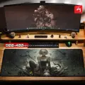 Игровой коврик для мыши DigitalRazor Nier Automata 2B Gray 900x400x4mm, черный, серый, белый