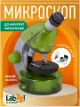 Микроскоп Levenhuk LabZZ M101, с подсветкой, увеличение 40-640, для детей 3-7 лет, зеленый
